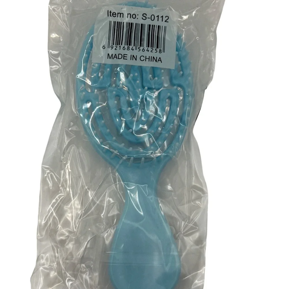 Kids Detangling Hair Brush Blue Sheep Ice Cream Charm‎ Cute Novelty